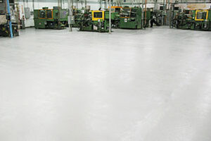 Non-Slip Coated Aerospace Warehouse Floors