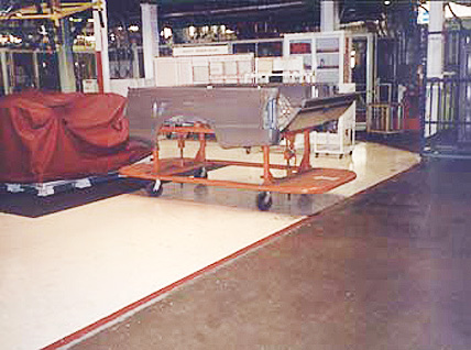 Mobile Equipment on Sealed Flooring